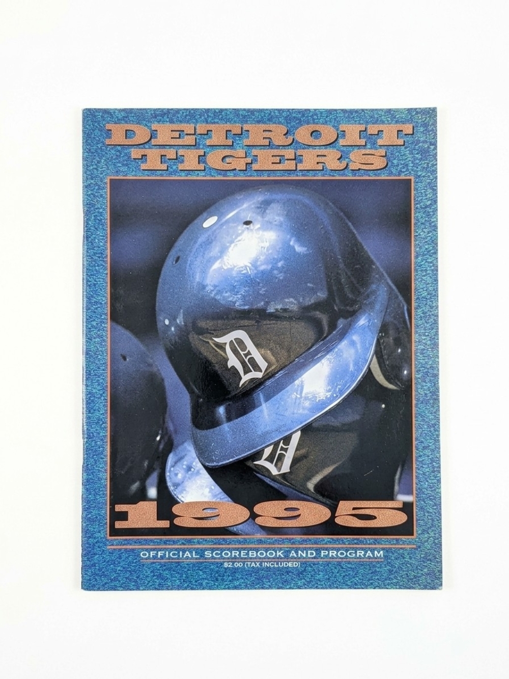 August 3rd 1995 Detroit Tigers Program Scorecard vs NY Yankees 1-0 Shutout Game